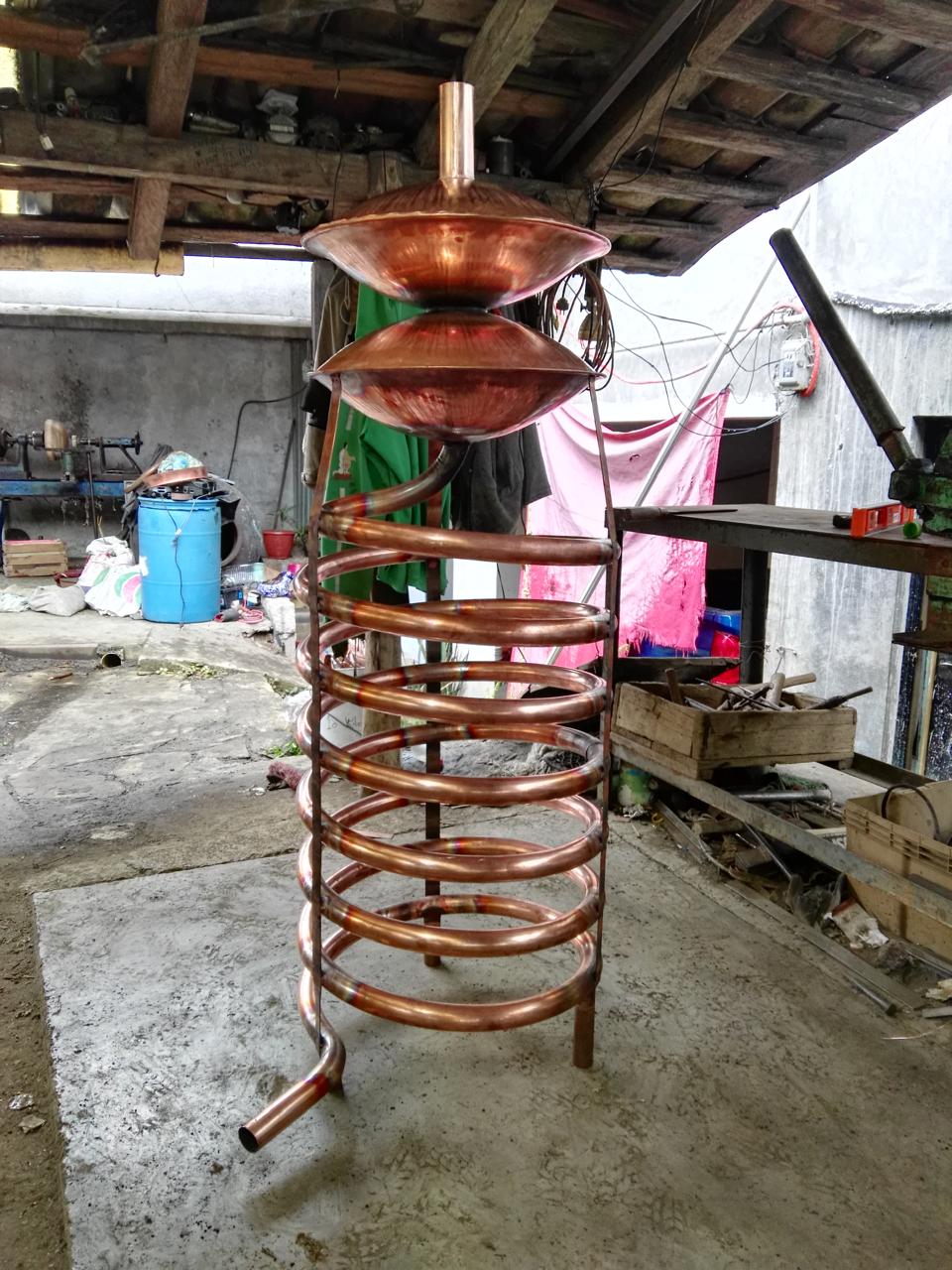 Alambique artesanal pequeño 50L